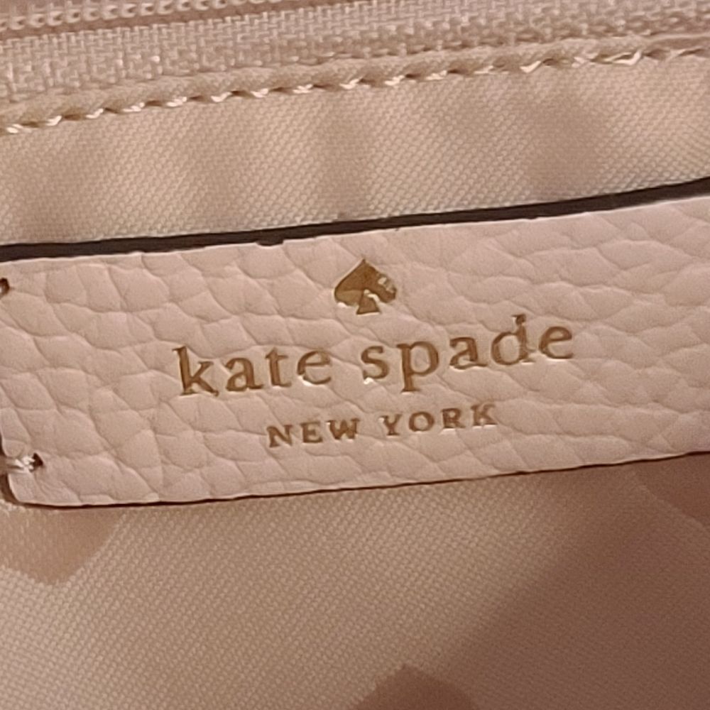 Kate Spade Lexy Shoulder Bag Rose Smoke Light Pink Leather Large Hobo K4659 NWT - Picture 3 of 9